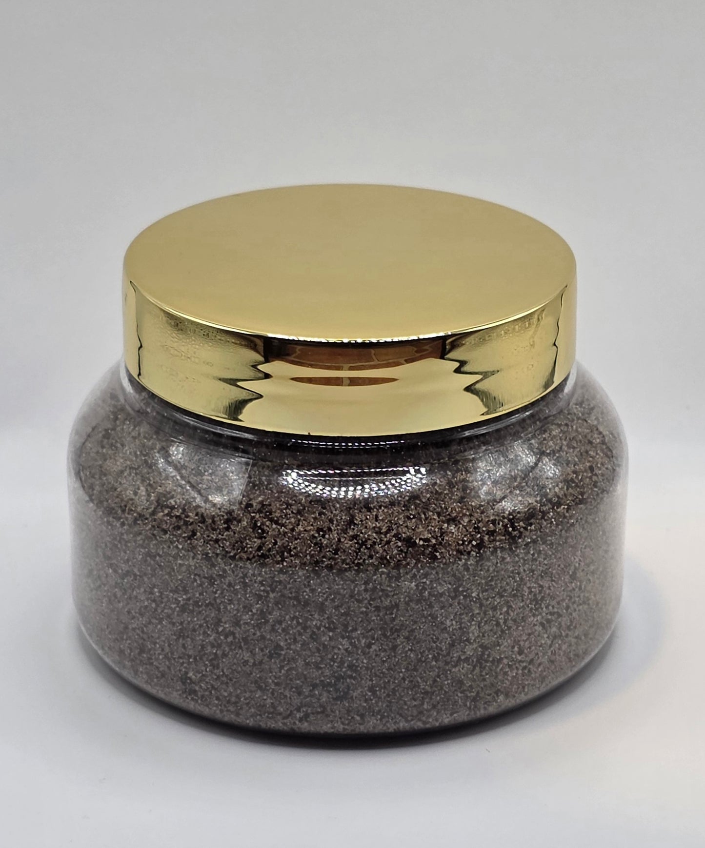 Castor oil salt coffee body scrub